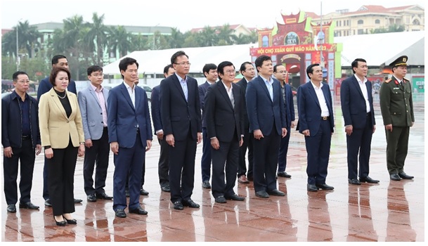 Nguyên Chủ tịch nước Trương Tấn Sang về thăm tỉnh Hưng Yên