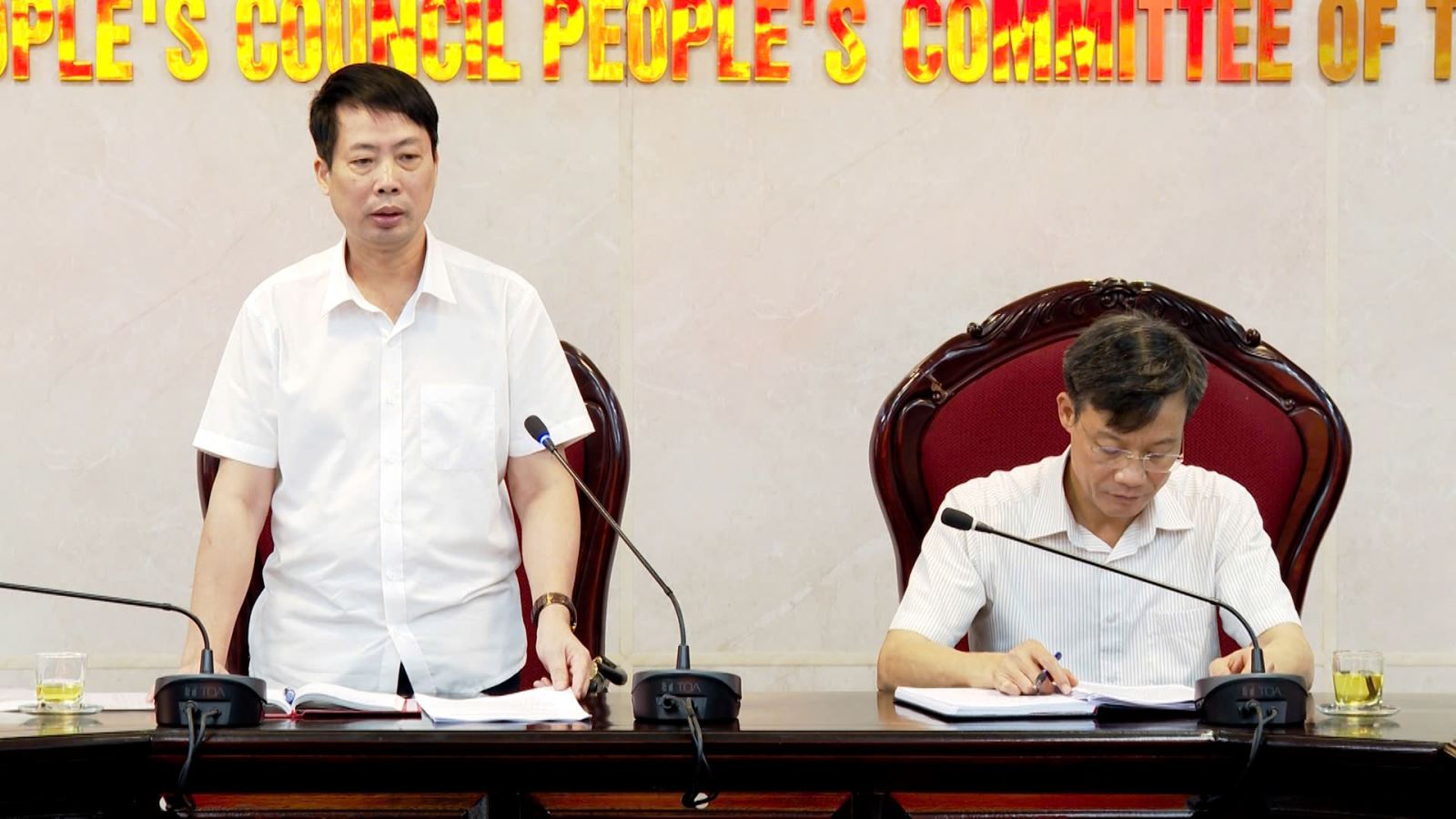 Công bố Quyết định, triển khai kế hoạch kiểm tra đối với Ban Thường vụ Đảng ủy, Ủy ban Kiểm tra Đảng ủy phường Trần Hưng Đạo và xã Quỳnh Phụ