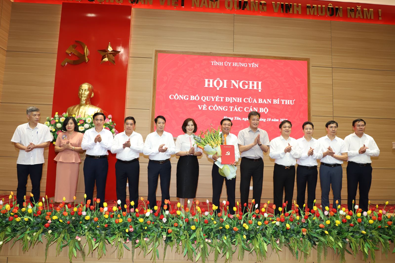  Công bố quyết định của Ban Bí thư chỉ định Ủy viên, Chủ nhiệm, Phó Chủ nhiệm Ủy ban Kiểm tra Tỉnh ủy Hưng Yên nhiệm kỳ 2025 - 2030
