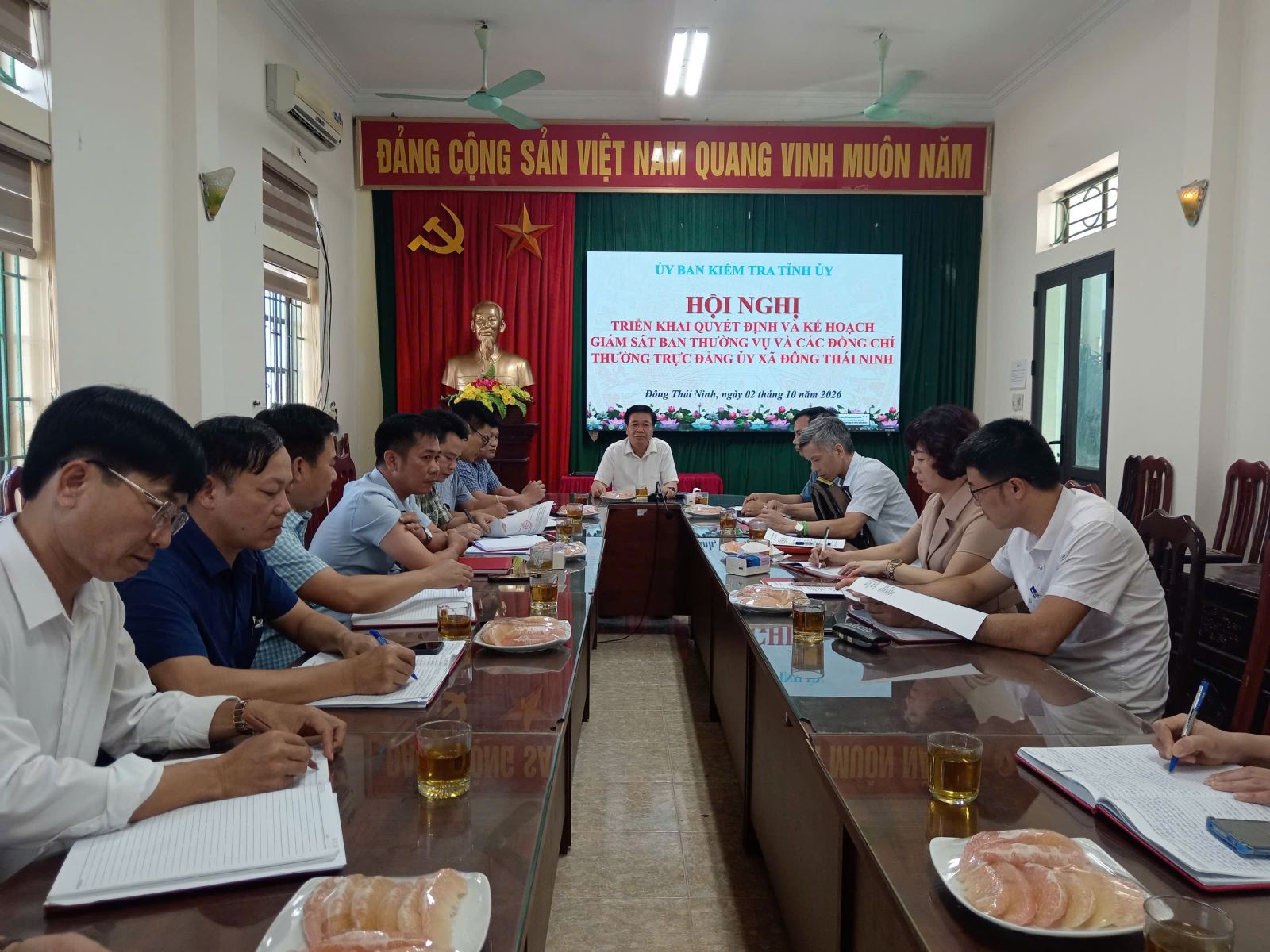  Hội nghị triển khai Quyết định giám sát của Ủy ban Kiểm tra Tỉnh ủy